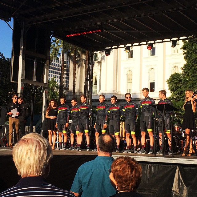 Team presentation in Sacramento. Who's expecting us to upset the WT teams?